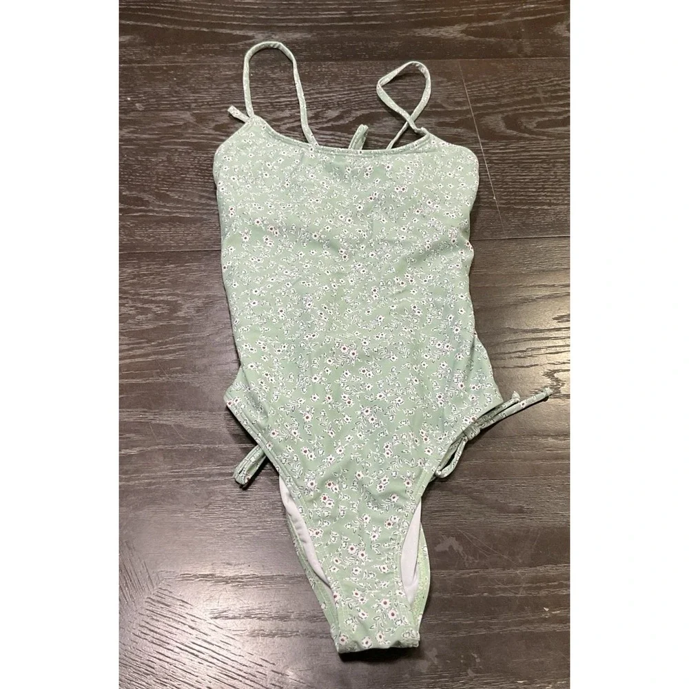 Green one‎ piece swimsuit